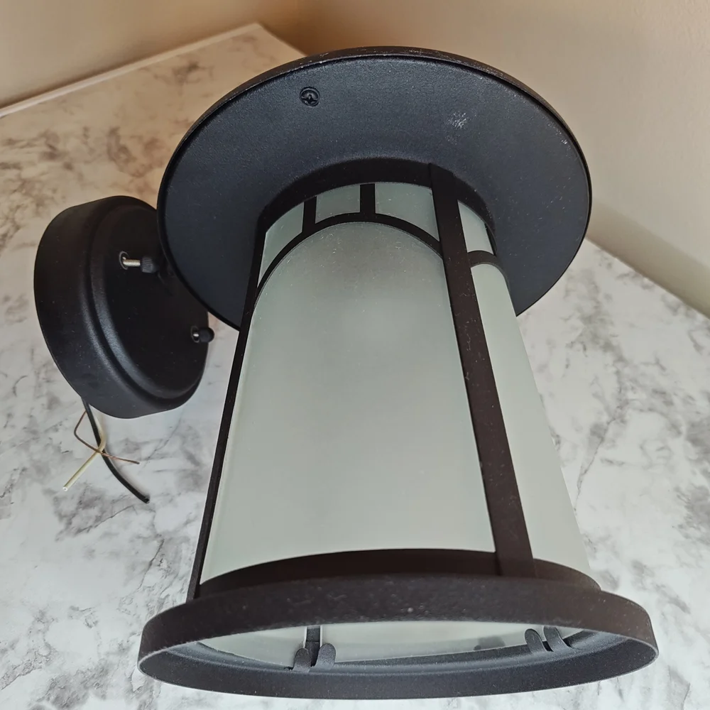 Outdoor Wall Lantern Elegant Black